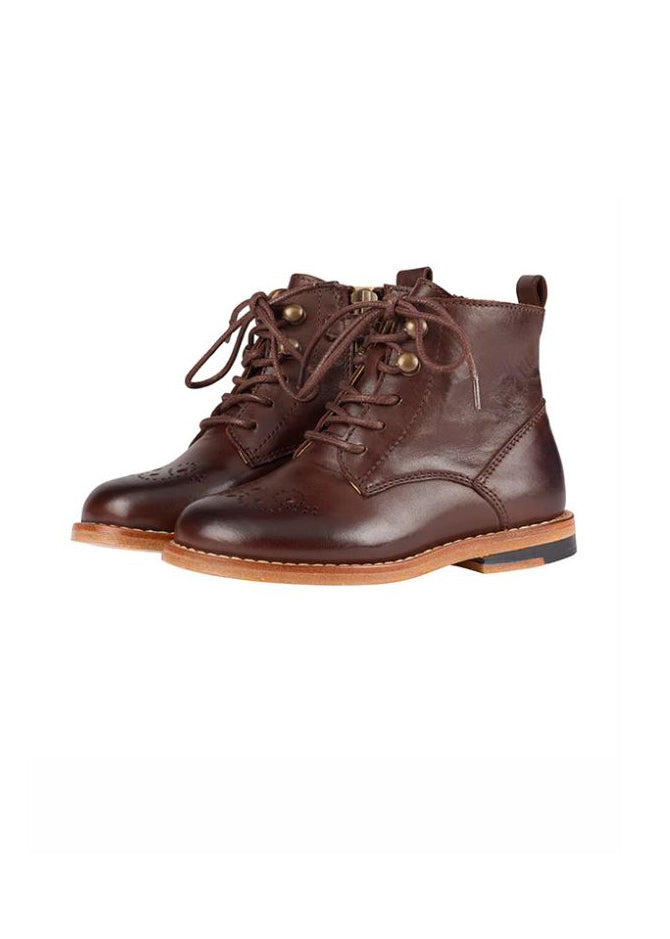 Leather soled 2024 brogue boots