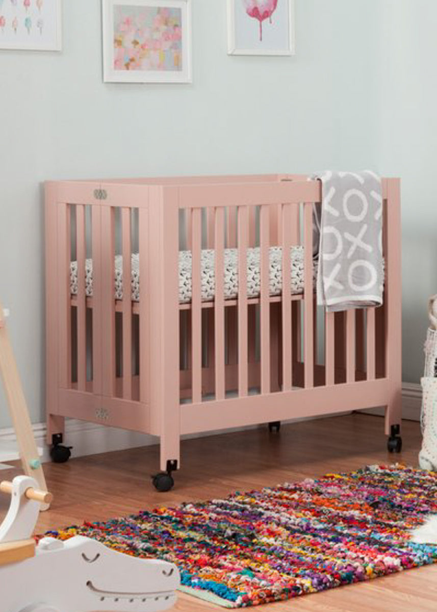 Pink mini shop crib