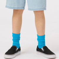 NORMAN SOCKS - 2 PACK - WHITE/BLUE