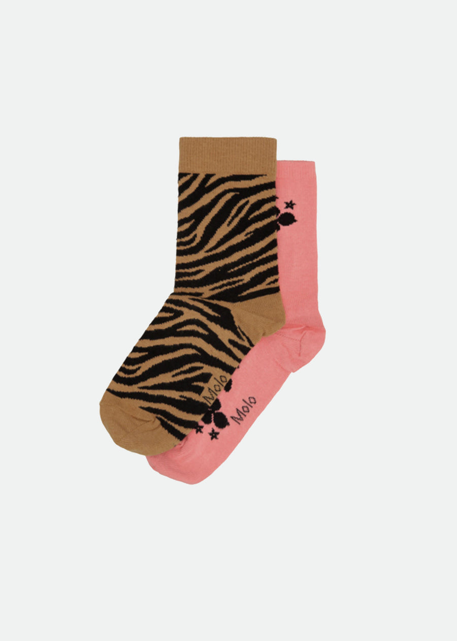 NOMI SOCKS - 2 PACK - FLAMINGO PLUME