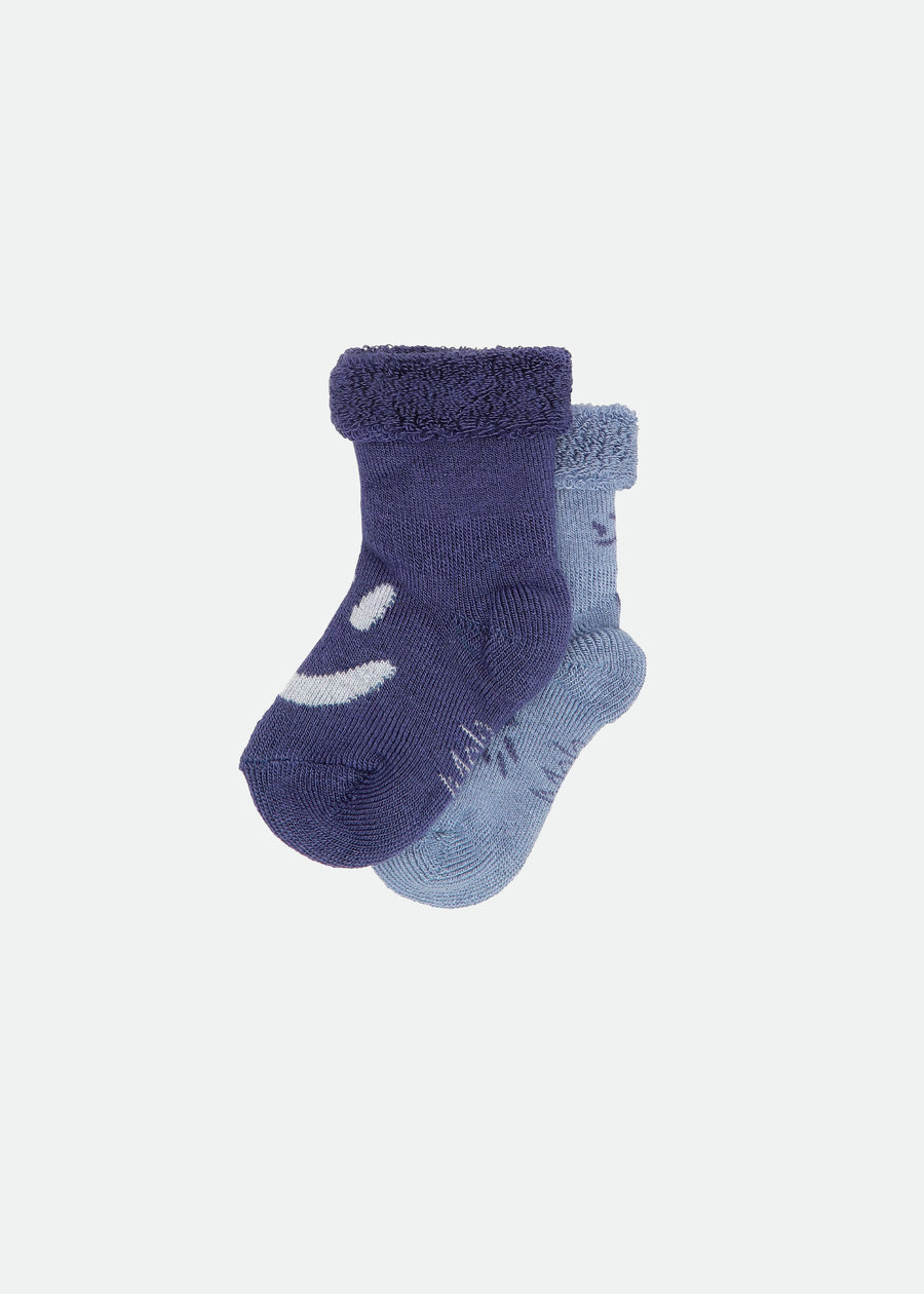 NODDA SOCK - 2 PACK - DUSTY BLUE