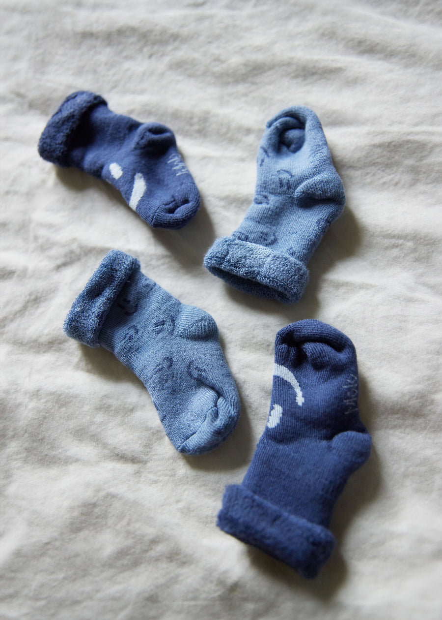 NODDA SOCK - 2 PACK - DUSTY BLUE