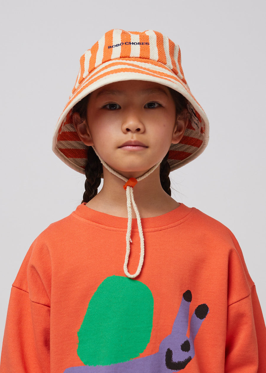 BOBO CHOSES STRIPED BUCKET HAT