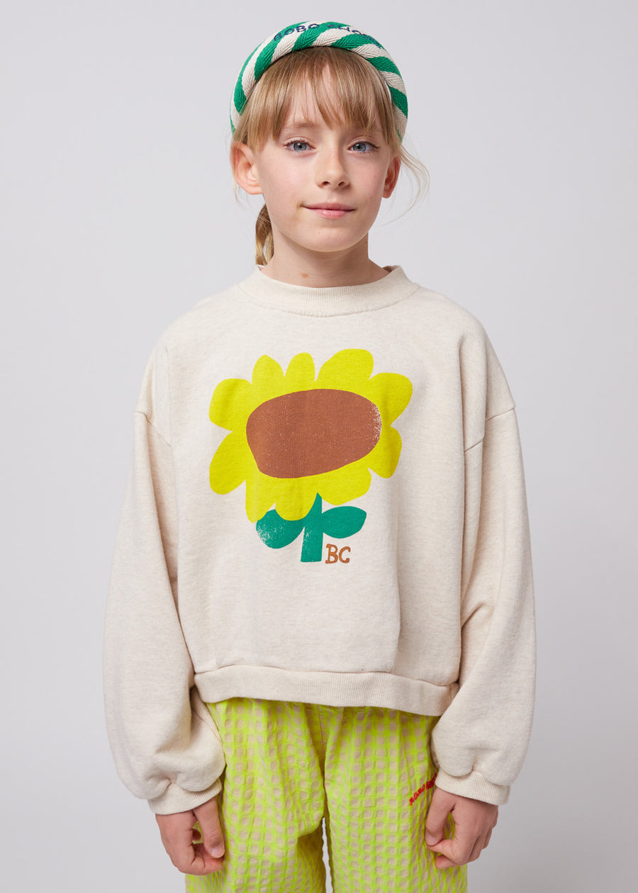 SUNFLOWER CROPPED SWEATSHIRT