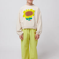 SUNFLOWER CROPPED SWEATSHIRT