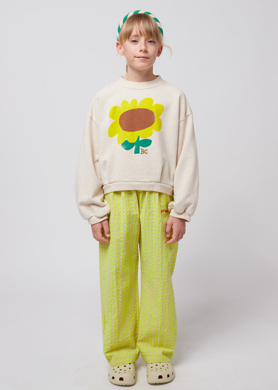 SUNFLOWER CROPPED SWEATSHIRT