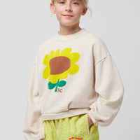 SUNFLOWER CROPPED SWEATSHIRT