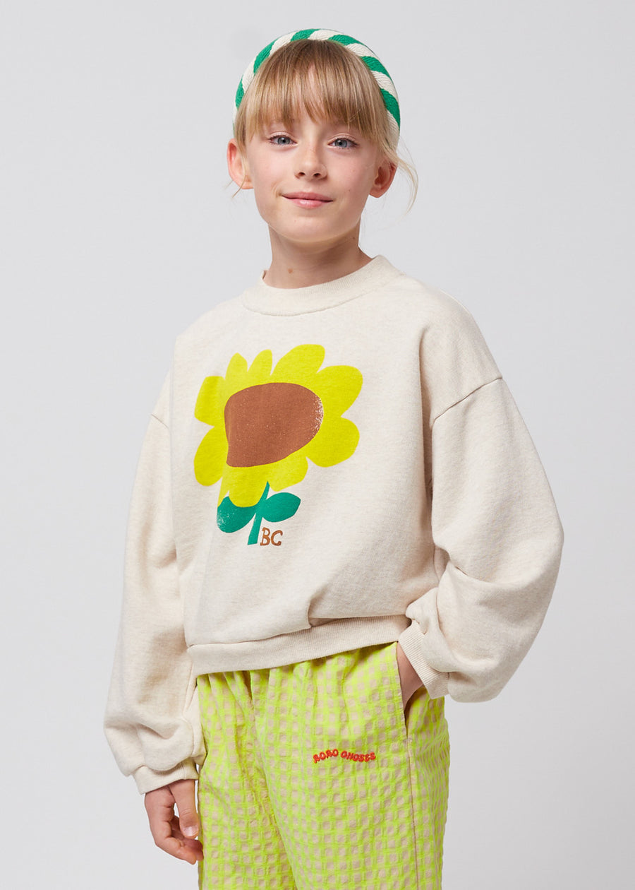 SUNFLOWER CROPPED SWEATSHIRT