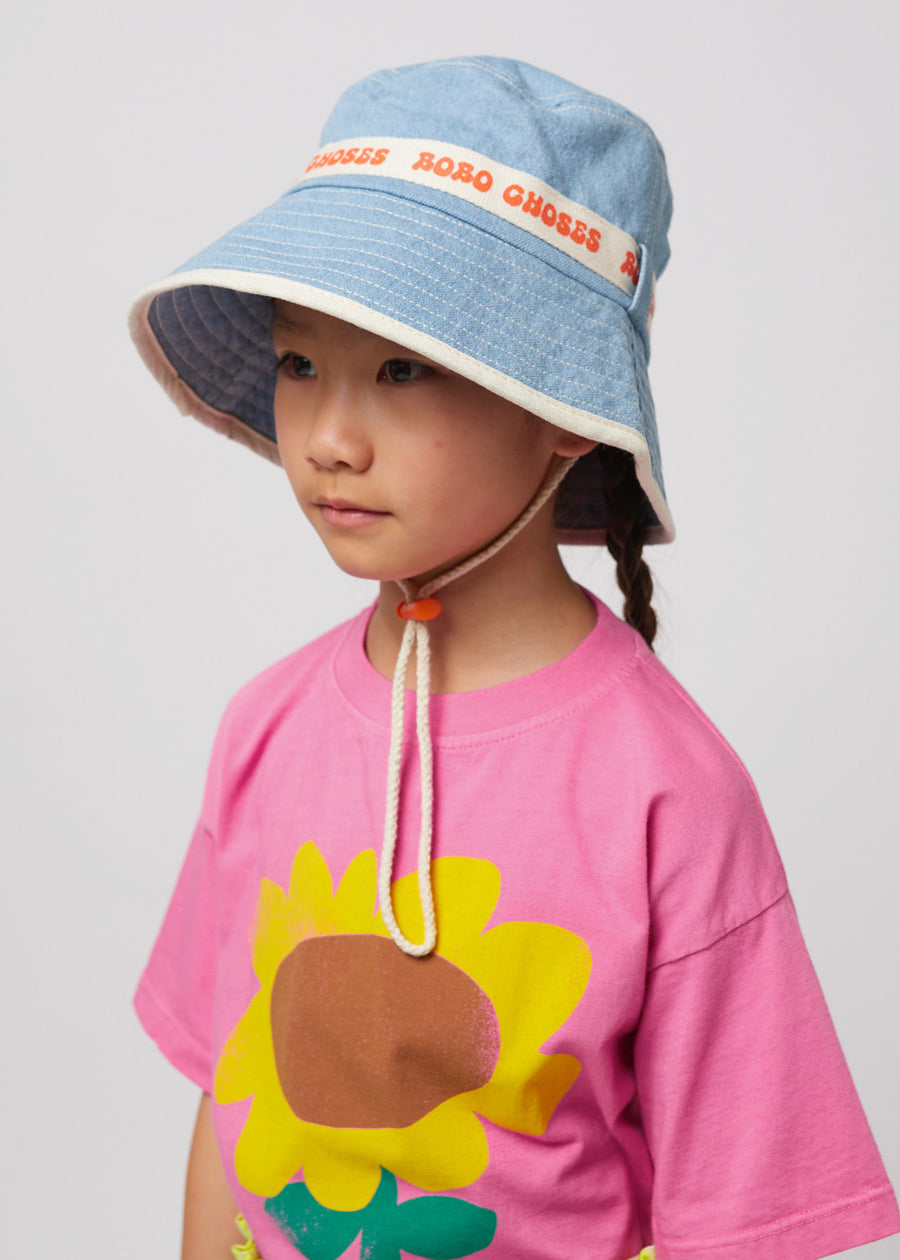 BOBO CHOSES DENIM BUCKET HAT