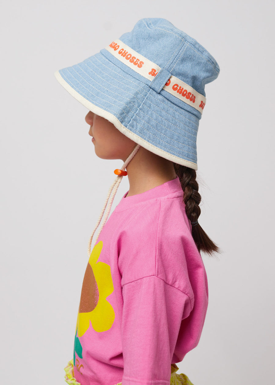 BOBO CHOSES DENIM BUCKET HAT