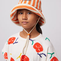 BOBO CHOSES STRIPED BUCKET HAT