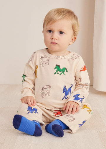 WONDER HORSE ALL OVER SWEATSHIRT