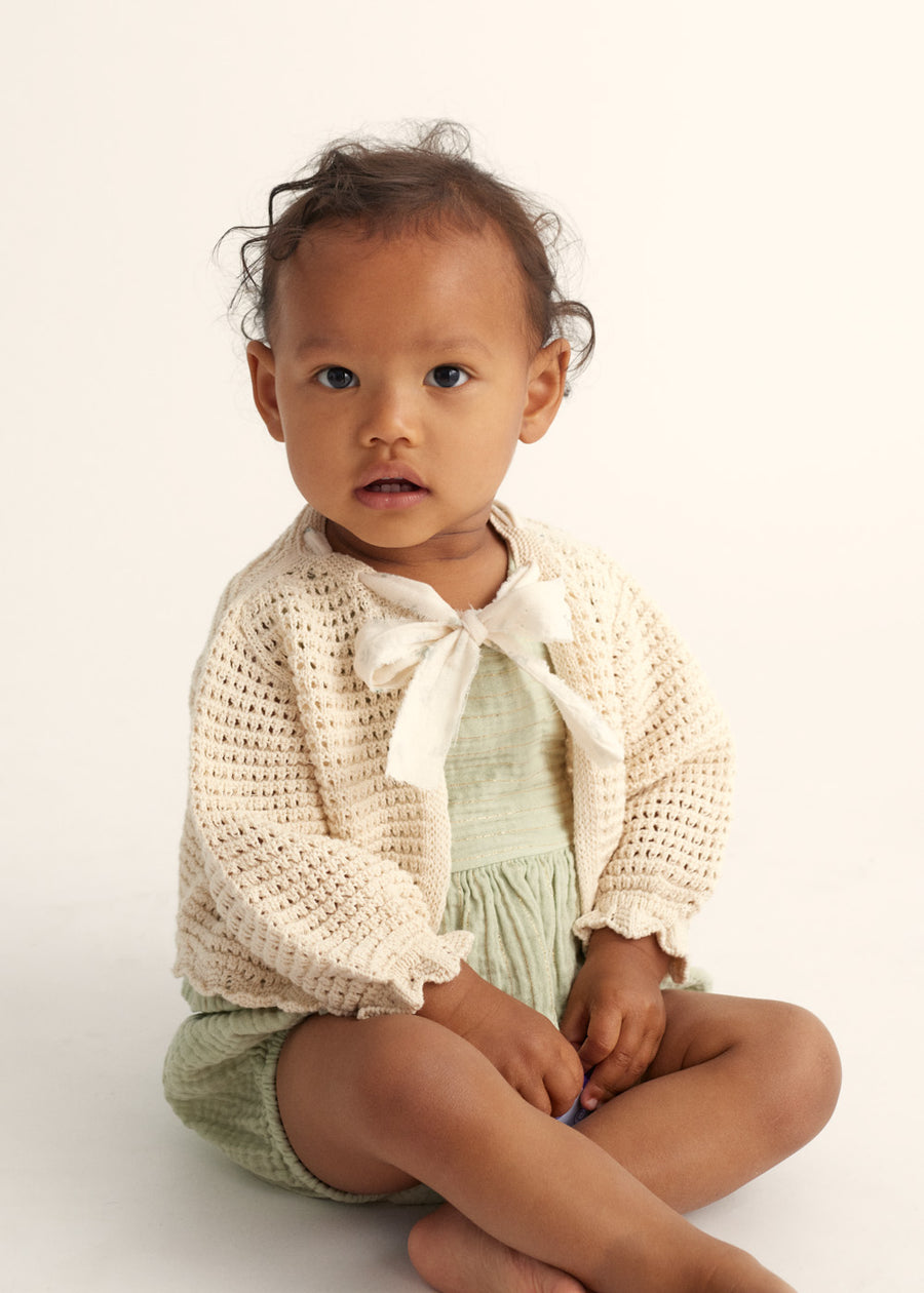 CASANDRA BOW CARDIGAN