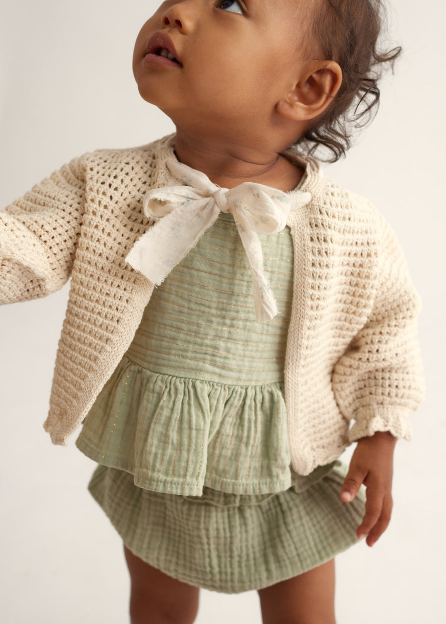 CASANDRA BOW CARDIGAN