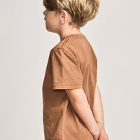 MNSTR TEE - WASHED ALMOND