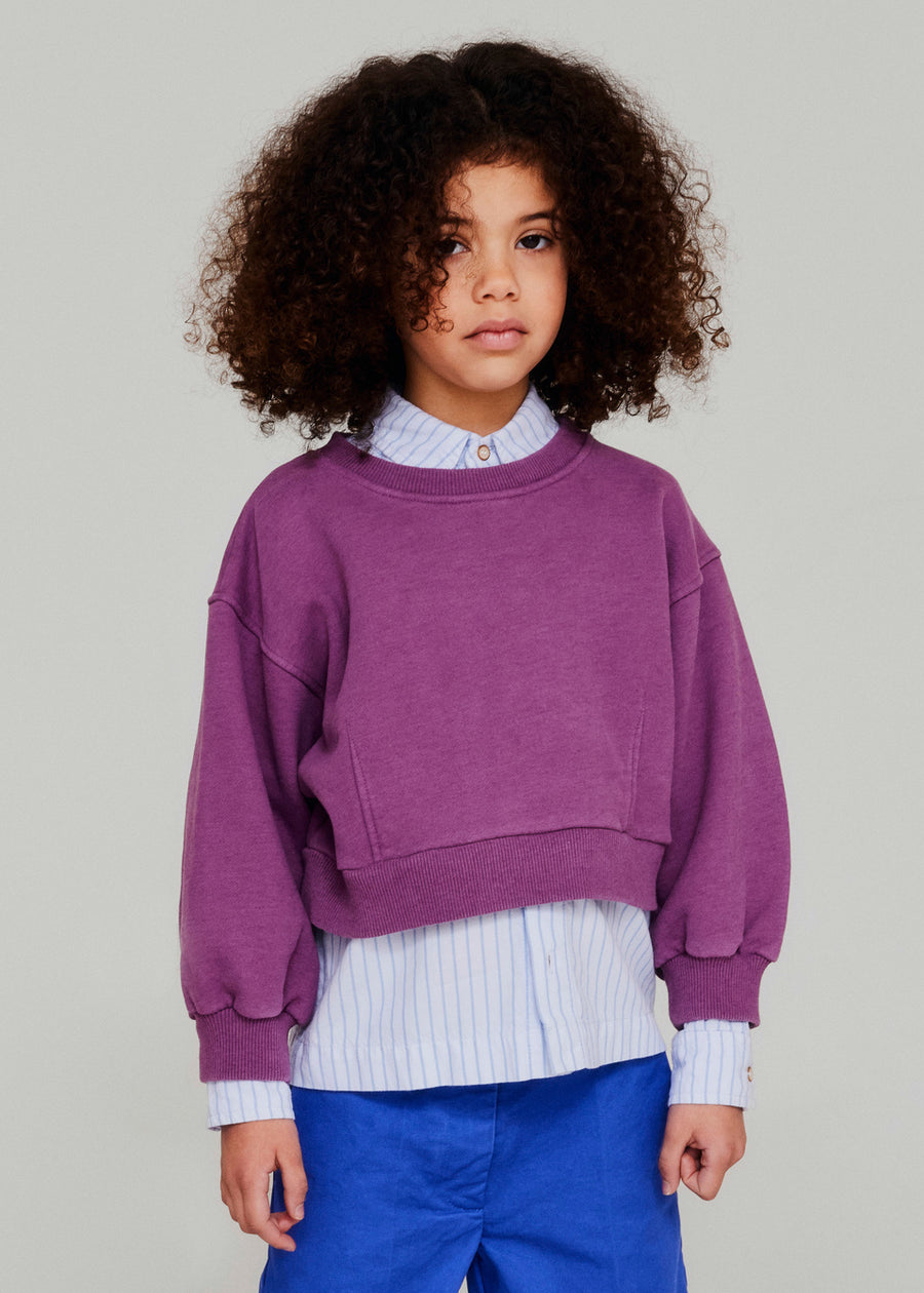 VELAN CROPPED SWEATSHIRT