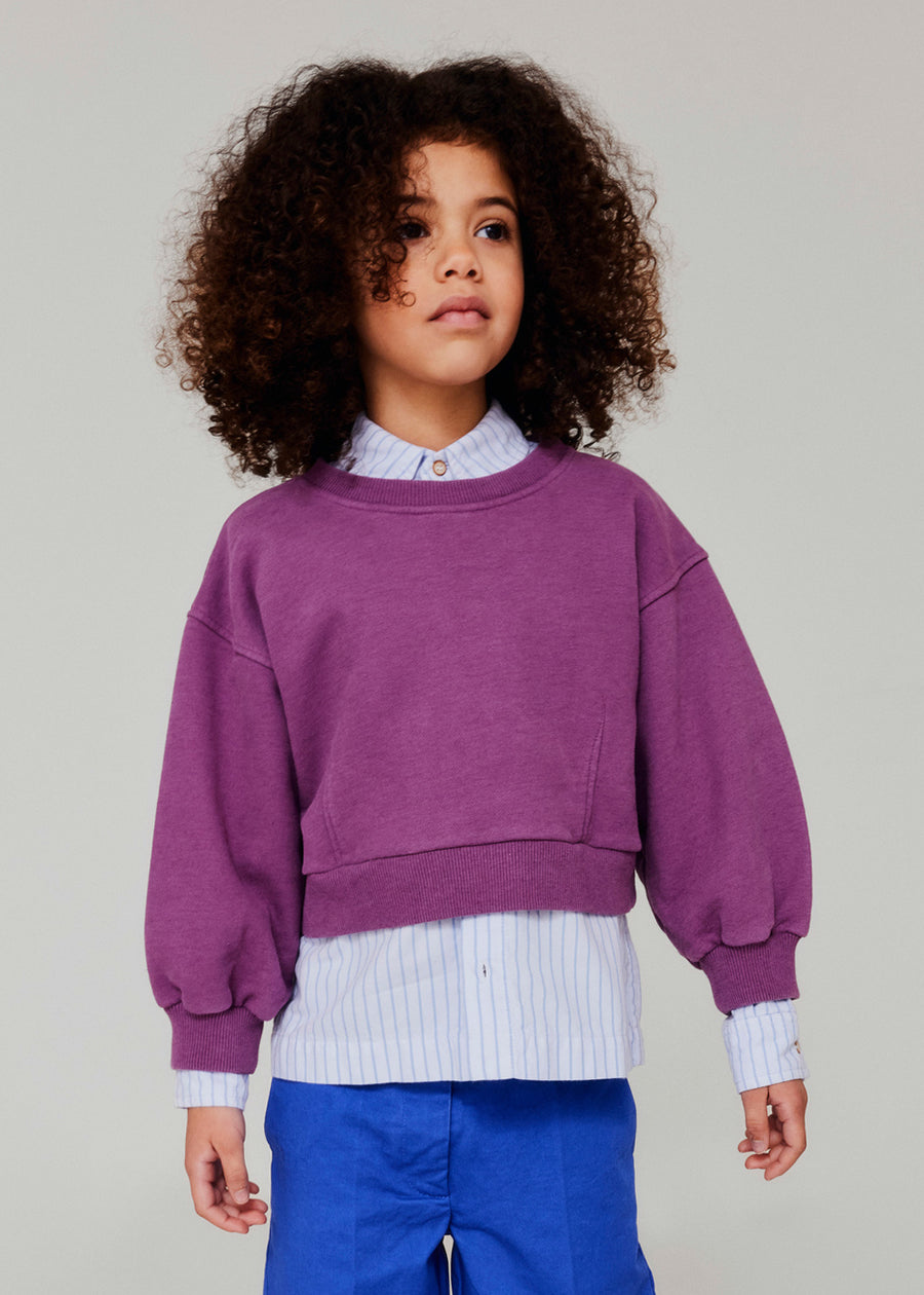 VELAN CROPPED SWEATSHIRT