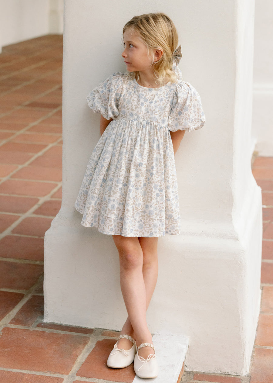 LUNA BLUE GARDEN DRESS