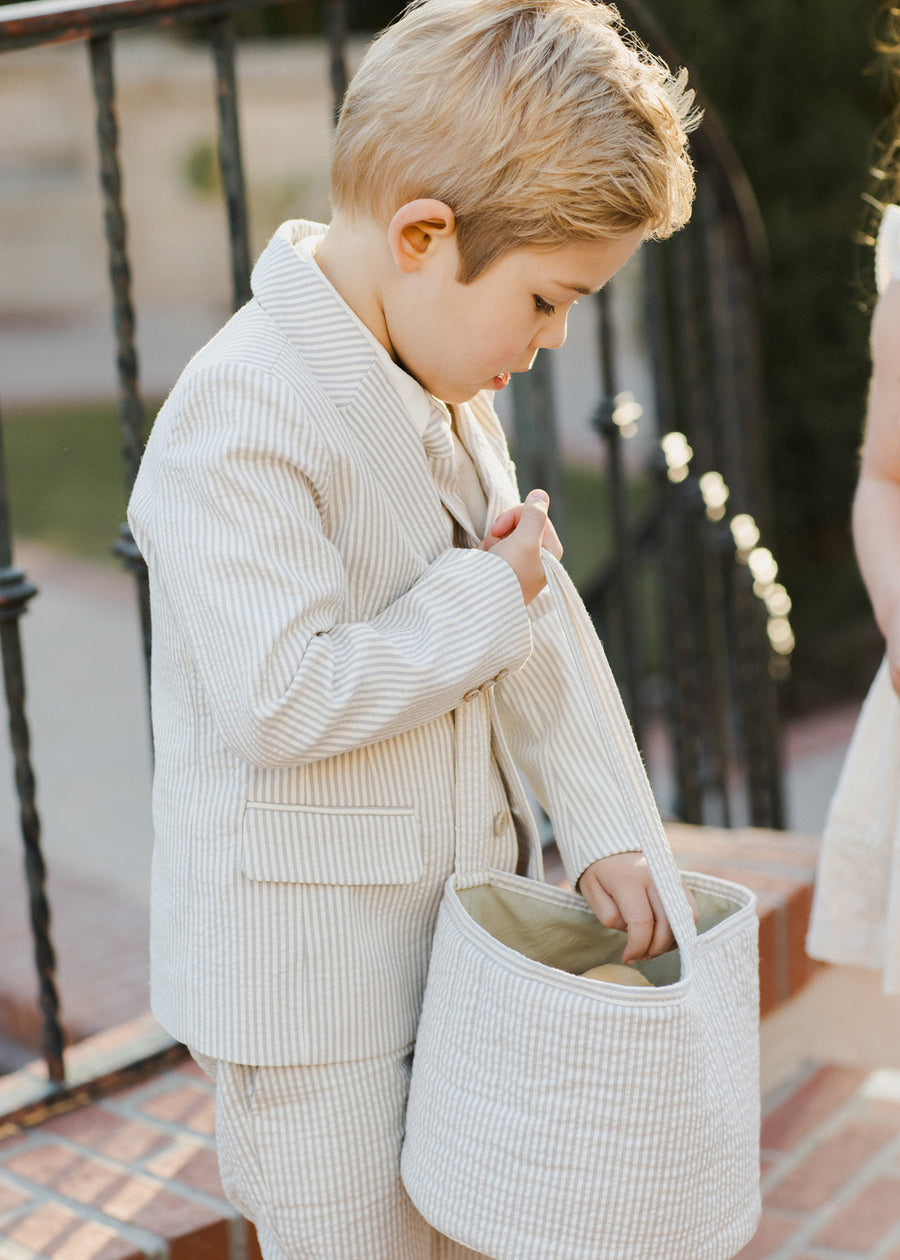 STRIPE EASTER BASKET