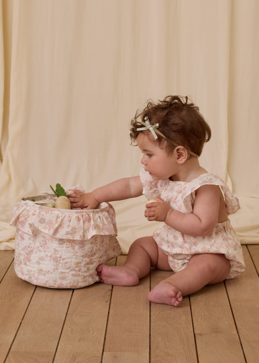 PASTEL FLORAL EASTER BASKET