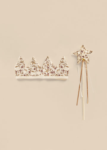 FIG FLORAL CROWN & WAND