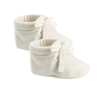 JERSEY BABY BOOTIES - IVORY