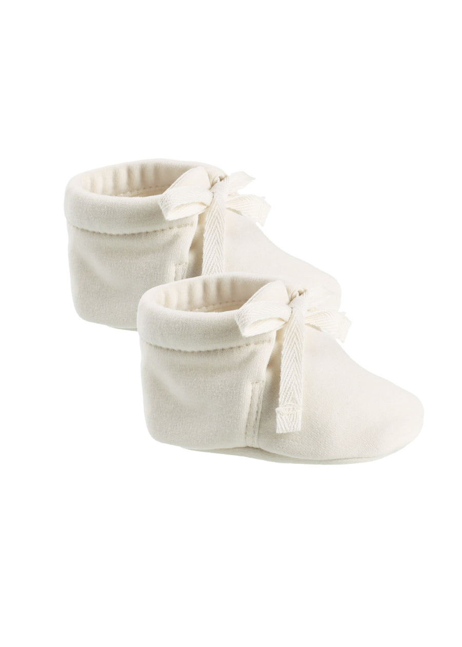 JERSEY BABY BOOTIES - IVORY