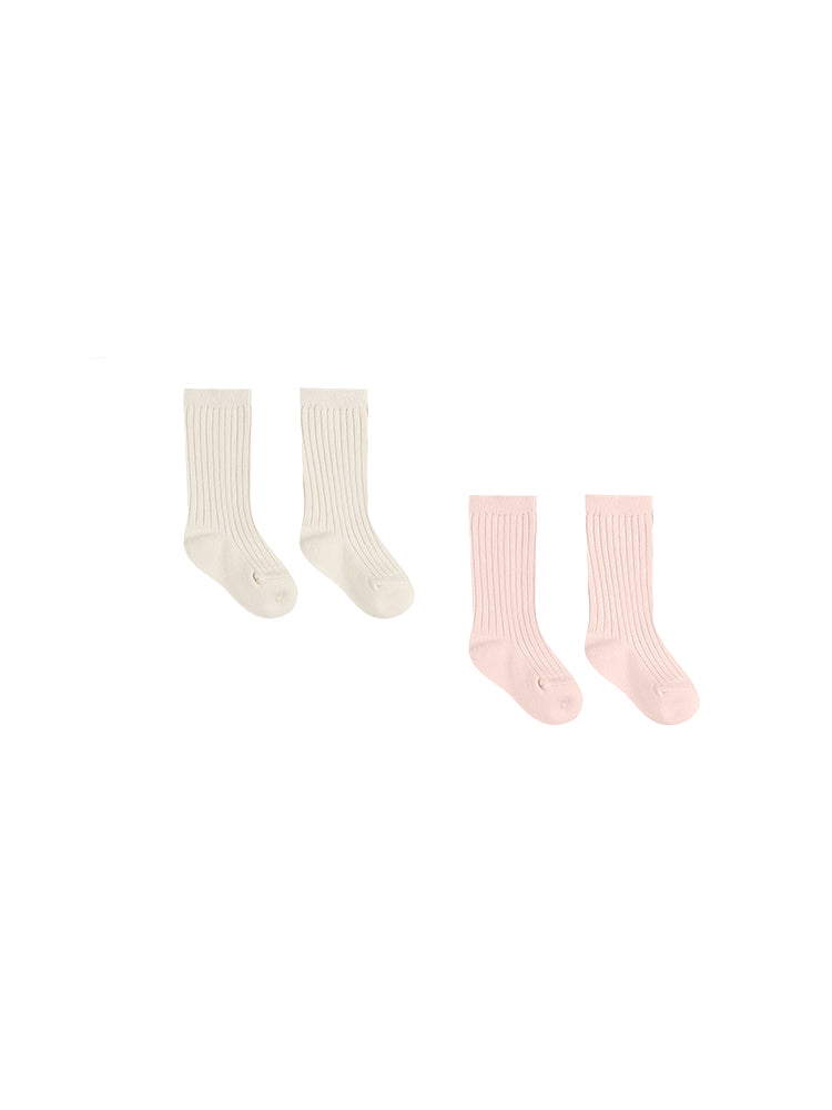 SOCK SET - 2 PACK - IVORY/BUBBLEGUM