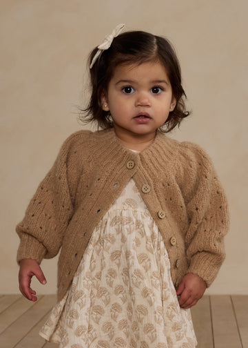 TULIP CARDIGAN - SAND