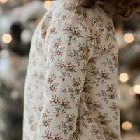 HOLIDAY FLORAL PAJAMA SET