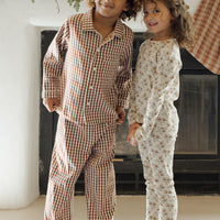 GINGHAM PAJAMA SET