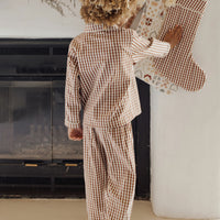 GINGHAM PAJAMA SET