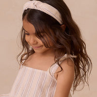 SUMMER STRIPE KNOTTED HEADBAND