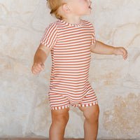 STRIPE SHORTY ONE PIECE