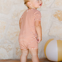 STRIPE SHORTY ONE PIECE