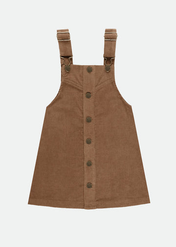 CORDUROY OVERALL DRESS