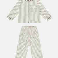 FOREST PINSTRIPE PAJAMA SET