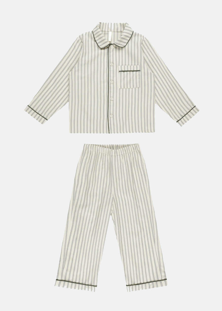 FOREST PINSTRIPE PAJAMA SET