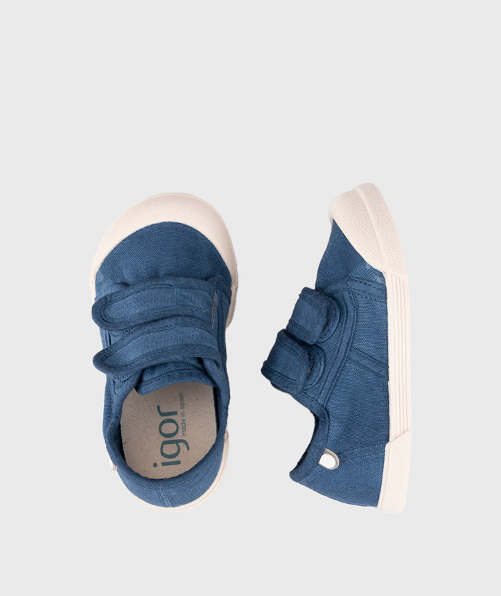 LONA VELCRO SHOE - MARINE