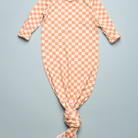 CHECKERED SLEEPER GOWN