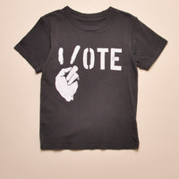 VOTE PEACE TEE - BLACK