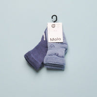 NODDA SOCK - 2 PACK - DUSTY BLUE