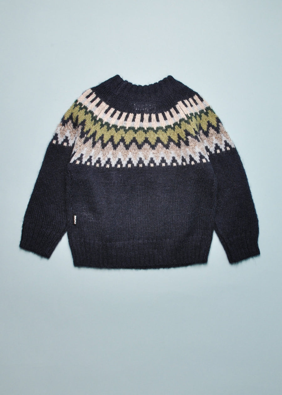 BAE FAIRISLE SWEATER - BLUE