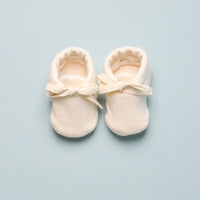 JERSEY BABY BOOTIES - IVORY