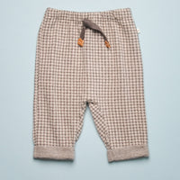 SEBASTIA HERRINGBONE PANT - GREY