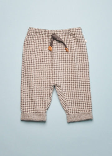 SEBASTIA HERRINGBONE PANT - GREY