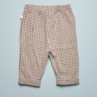 SEBASTIA HERRINGBONE PANT - GREY