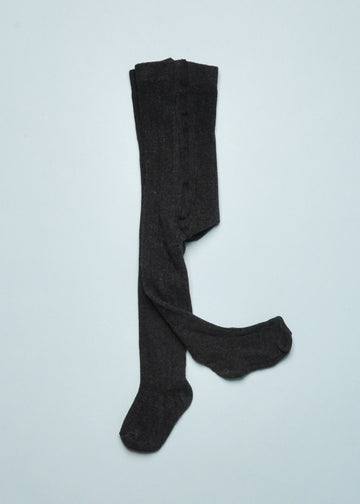 SIRA RIBBED TIGHTS - ANTHRACITE