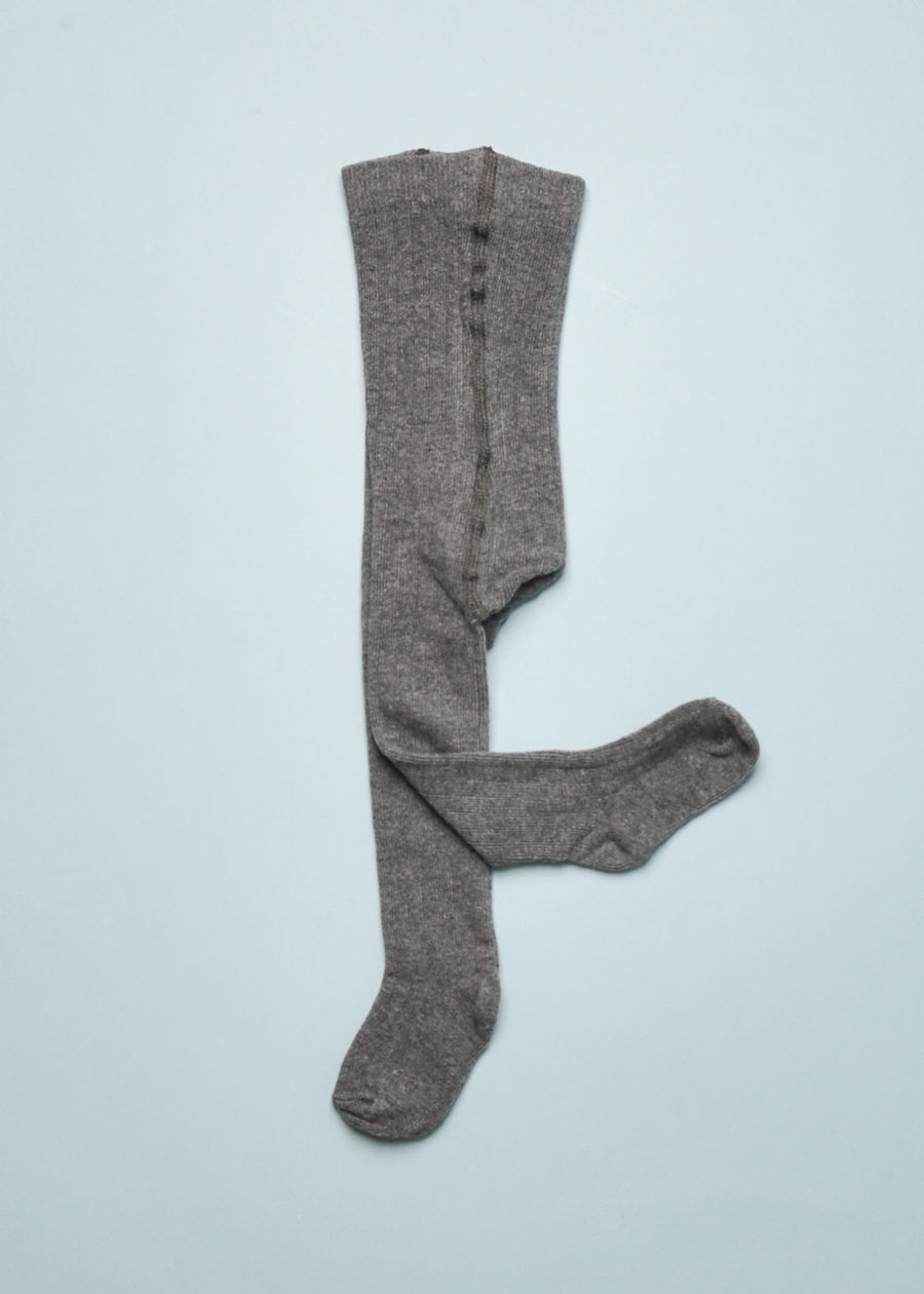 SIRA RIBBED TIGHTS - GREY