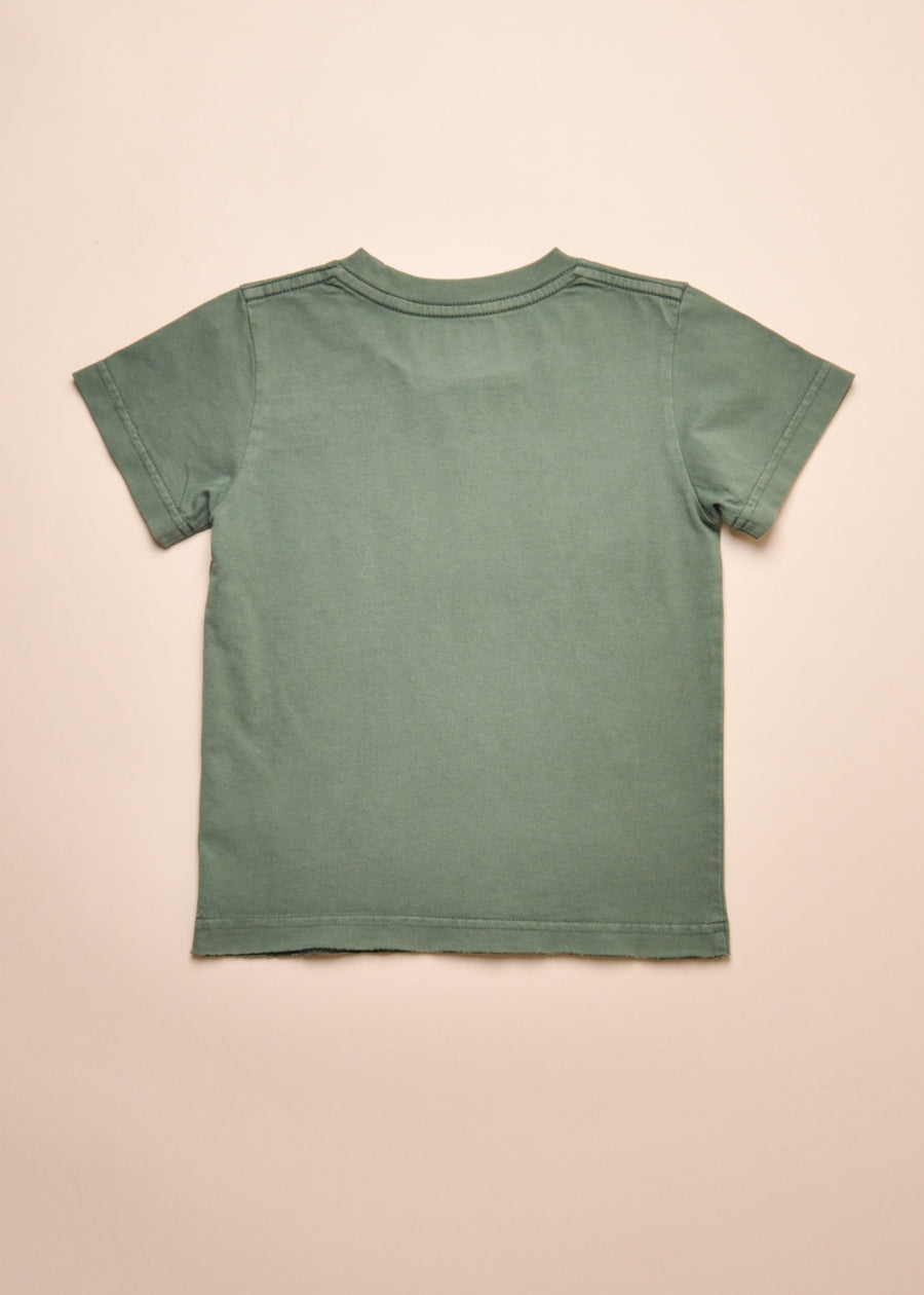 MNSTR TEE - WASHED GREEN